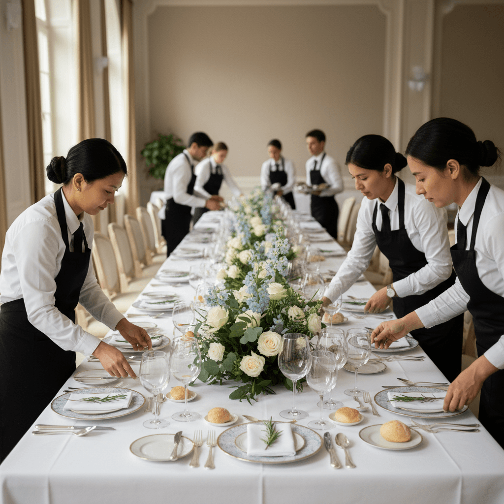 Professional event setup